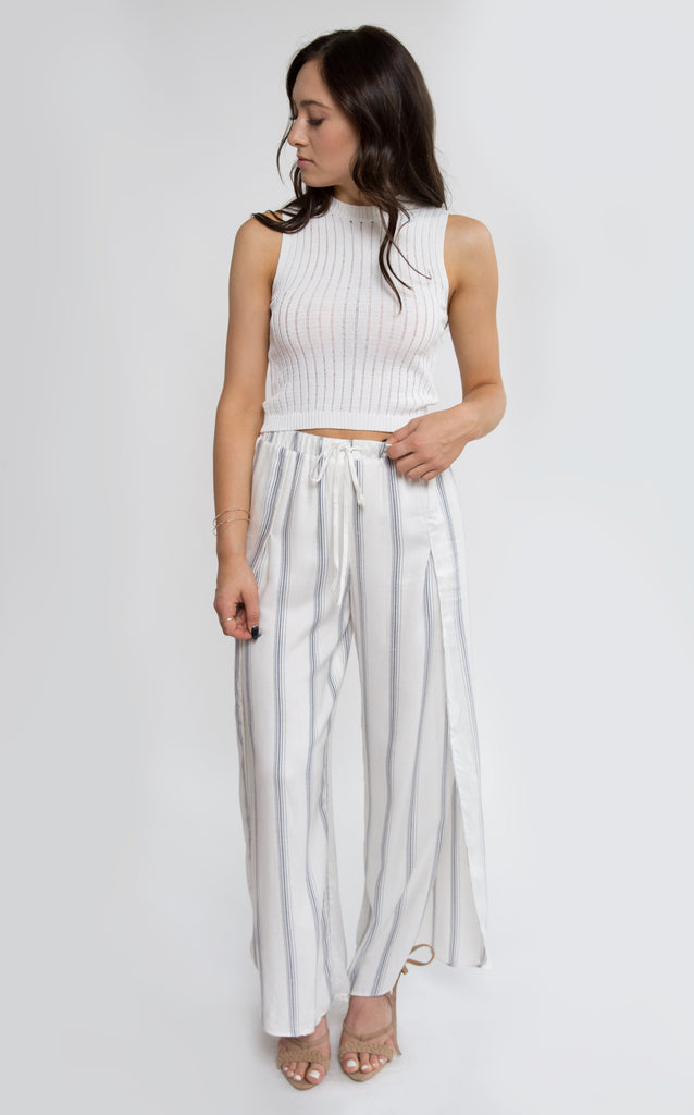 Wide Legged Split Pant - Shop Lacuna
