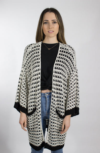 Textured Knit Cardigan