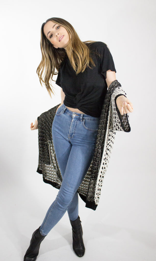 Textured Knit Cardigan