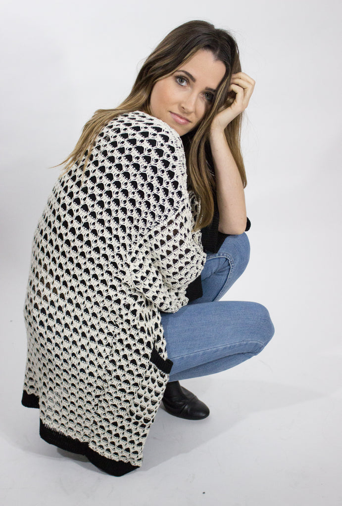 Textured Knit Cardigan