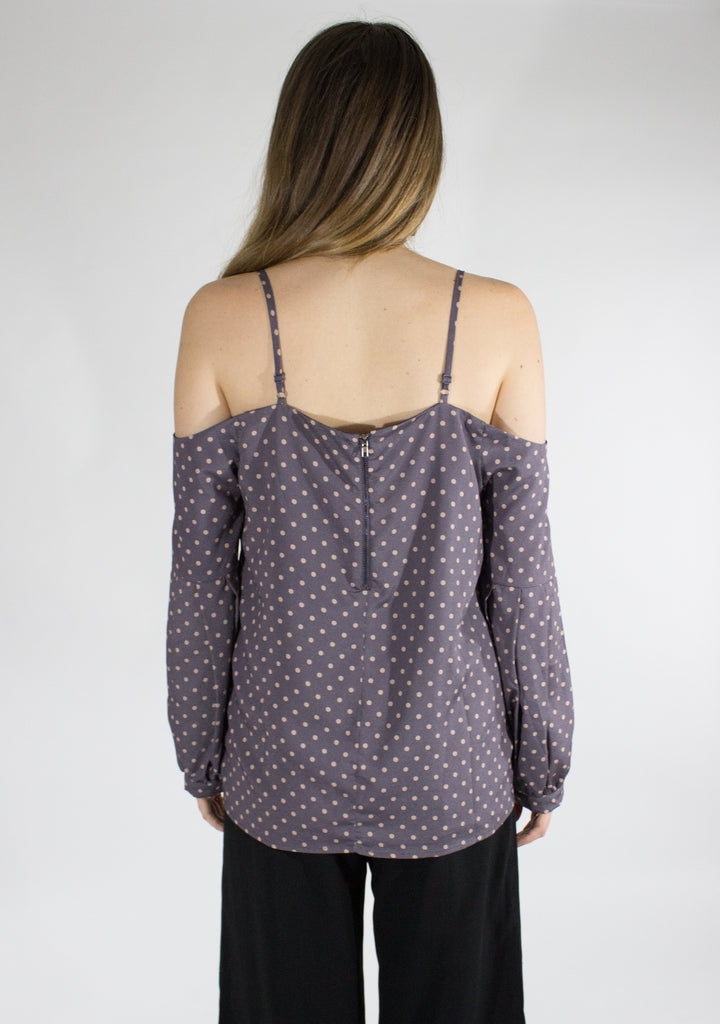 Karlie Ruffle Sleeve Top