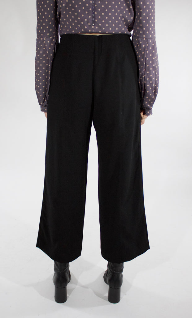 Wide Legged Woven Trouser