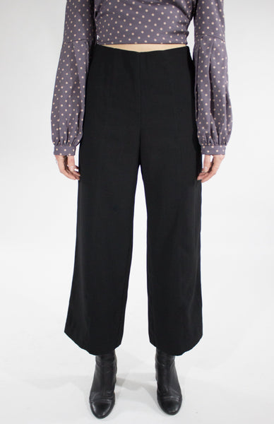 Wide Legged Woven Trouser