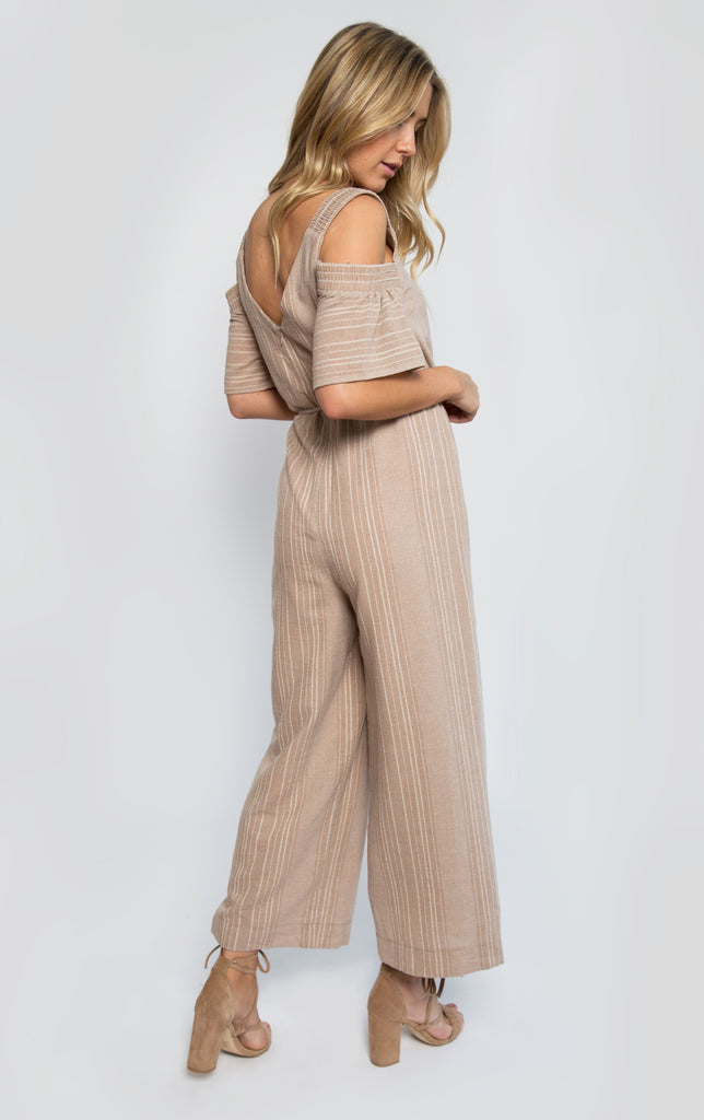 Cold Shoulder Romper, Moon River - Shop Lacuna