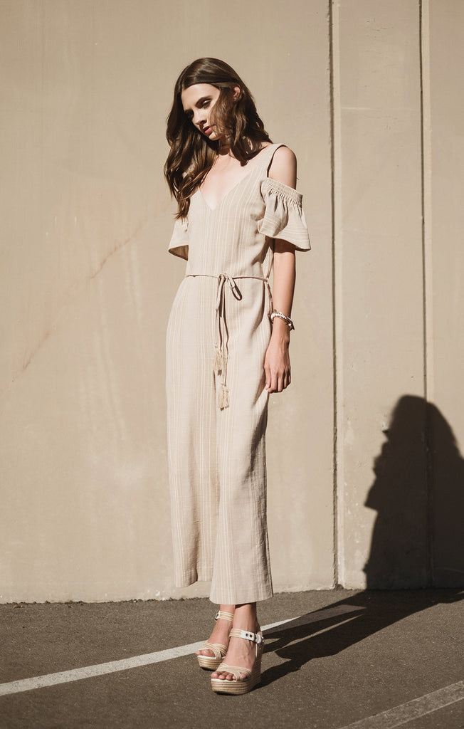 Cold Shoulder Romper, Moon River - Shop Lacuna